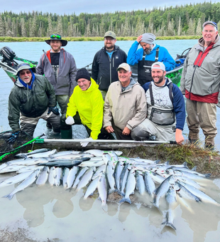 Nothing beats a day of Salmon fishing in Alaska.